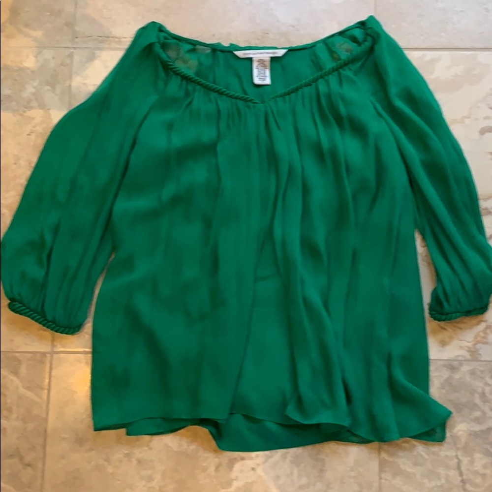 Diane von furstenberg silk top